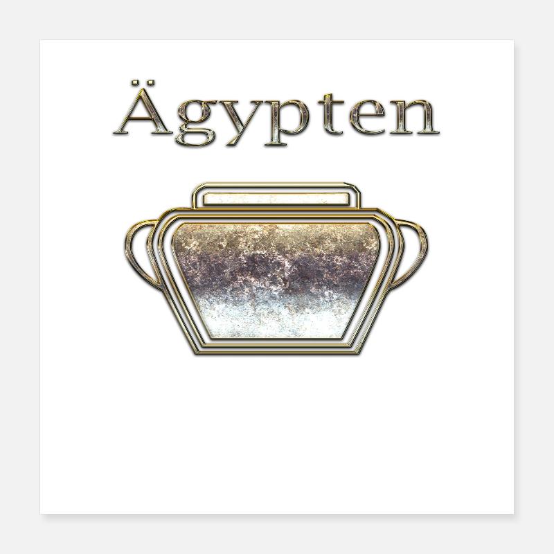 Egypte 90ème Poster 40 x 40 cm