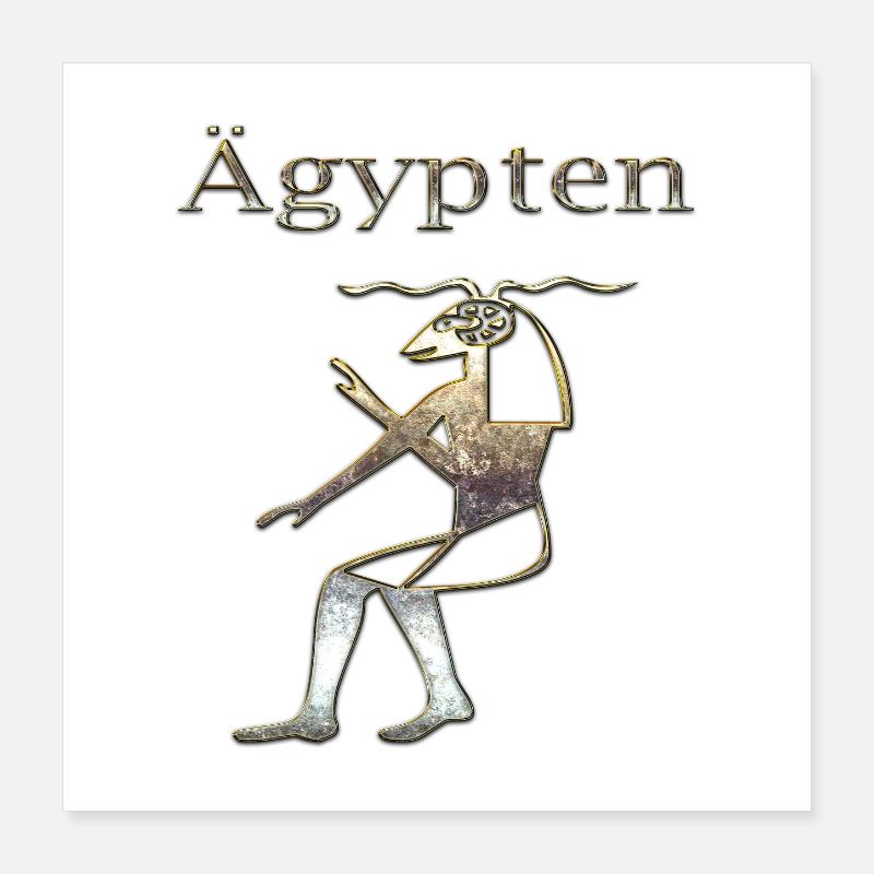 Egypte 89 Poster 40 x 40 cm