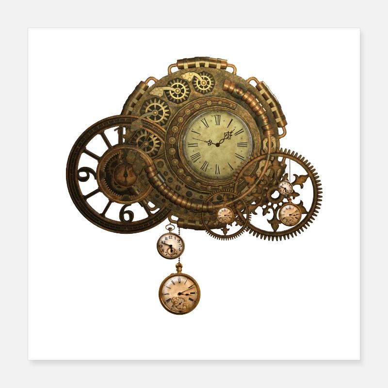 Wonderful steampunk design Poster 16" x 16" (40x40 cm)