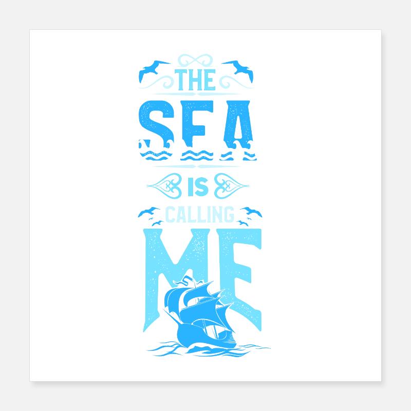 sailing Poster 16" x 16" (40x40 cm)