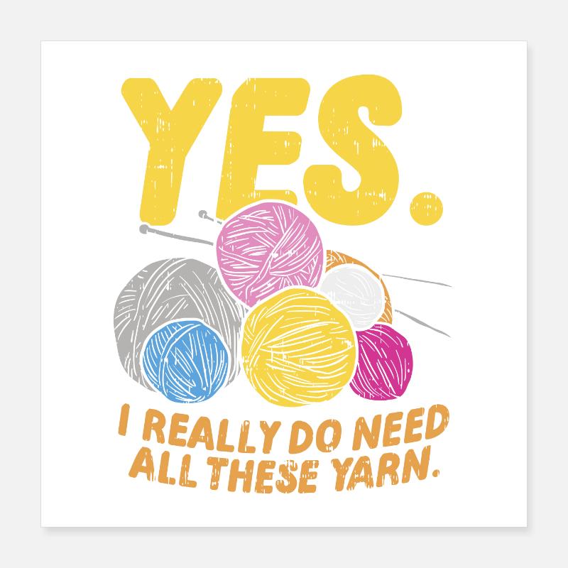tricot Poster 40 x 40 cm