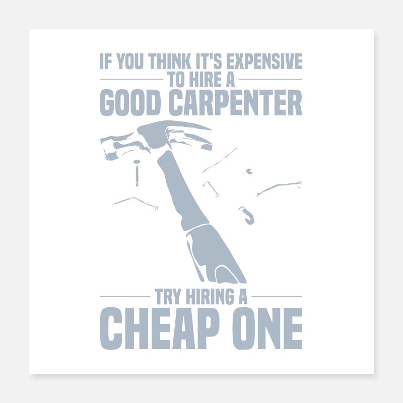 CARPENTER Poster 16" x 16" (40x40 cm)