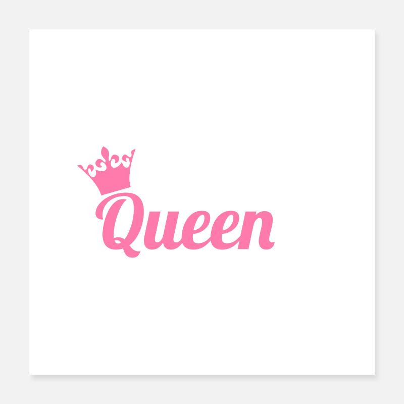 Poker Queen Poster 16" x 16" (40x40 cm)