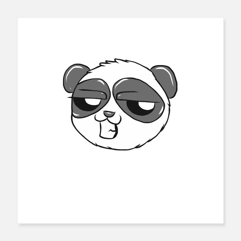 panda Poster 40 x 40 cm