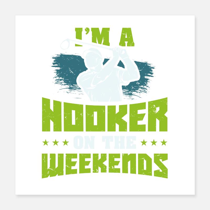 Golf Poster 40x40 cm