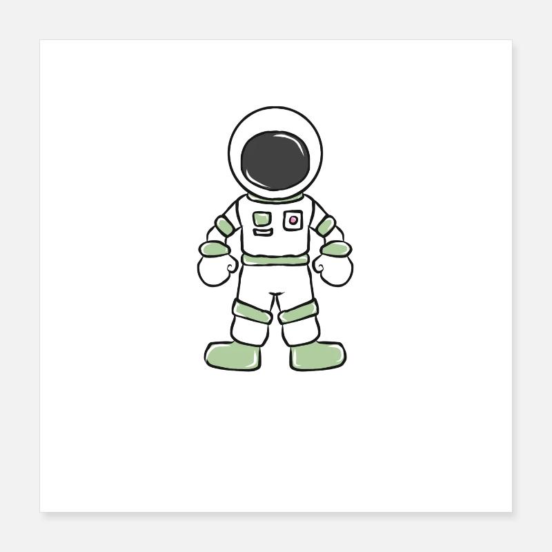 astronaute Poster 40 x 40 cm