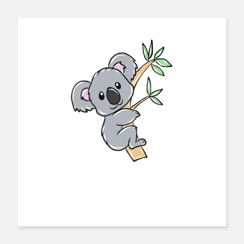 Koala Poster 40x40 cm