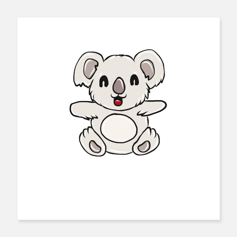 Koala Poster 40x40 cm