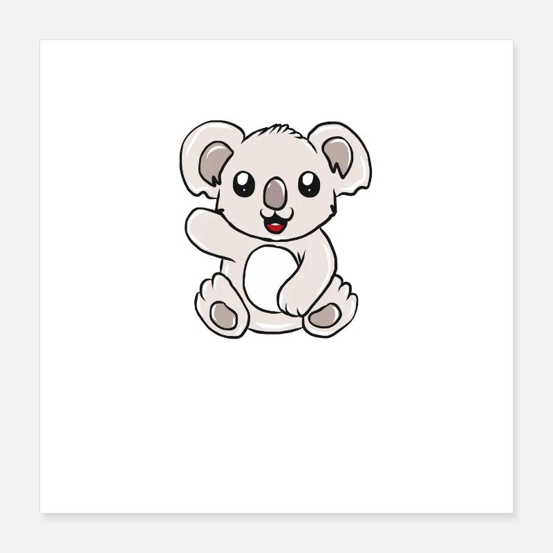 Koala Poster 40x40 cm