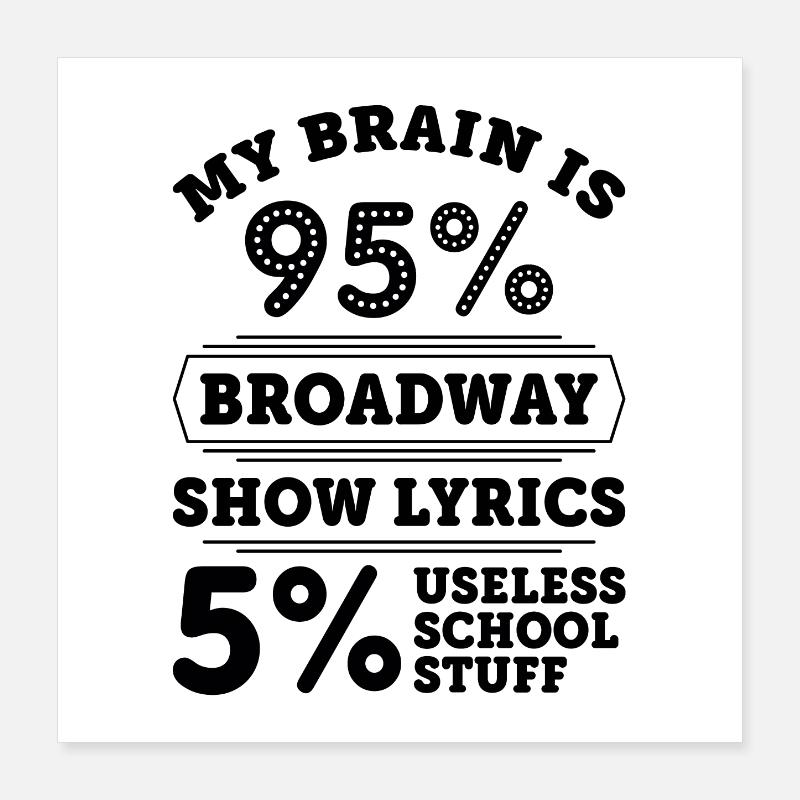 theatre Poster 16" x 16" (40x40 cm)