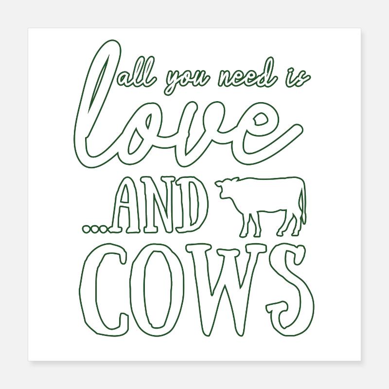 Bauer Poster 40x40 cm