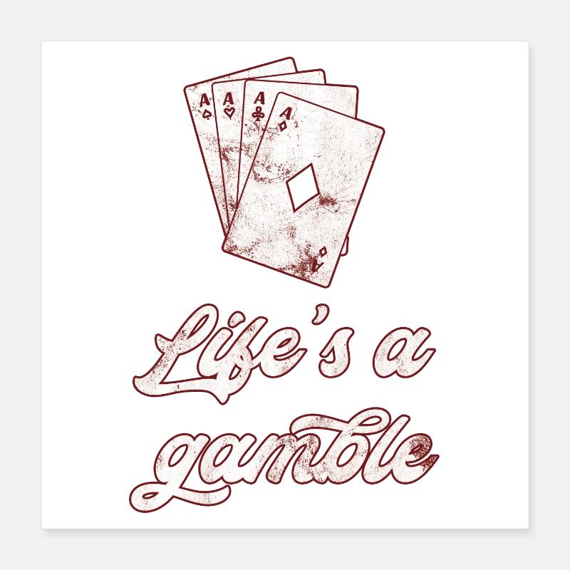 poker Poster 16" x 16" (40x40 cm)