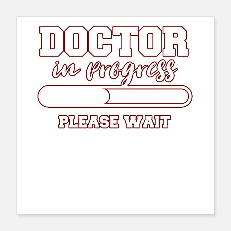 médecin Poster 40 x 40 cm