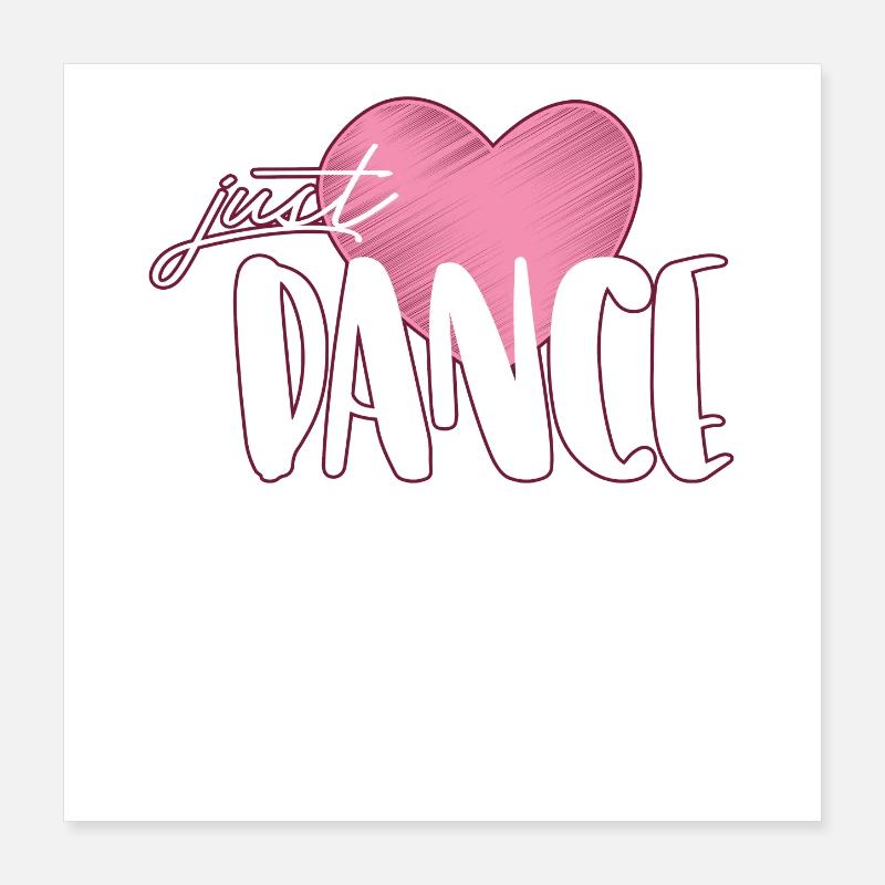 danse Poster 40 x 40 cm