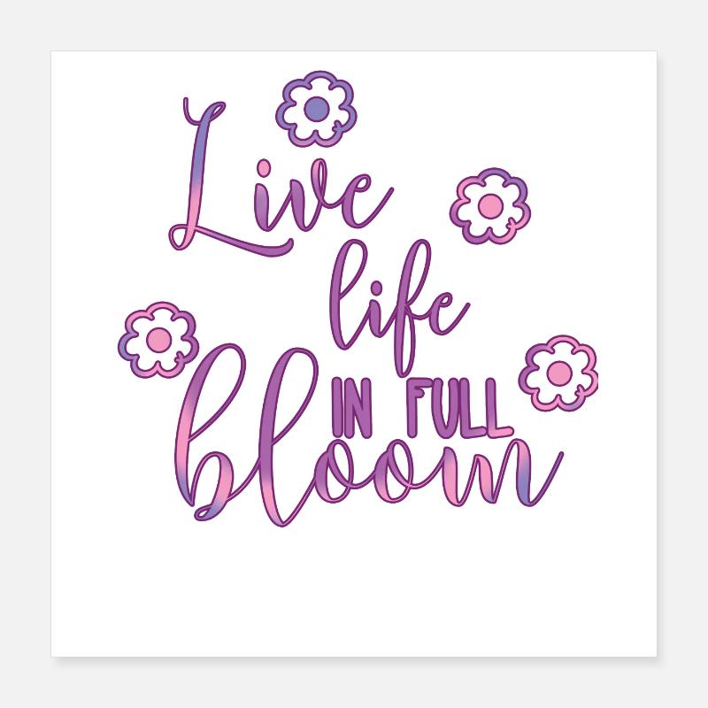 Frühling Poster 40x40 cm