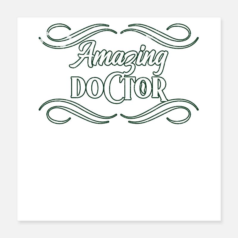 Arzt Poster 40x40 cm