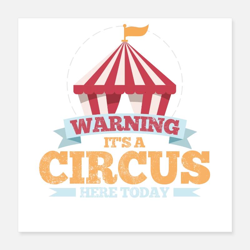 Cirque Poster 40 x 40 cm