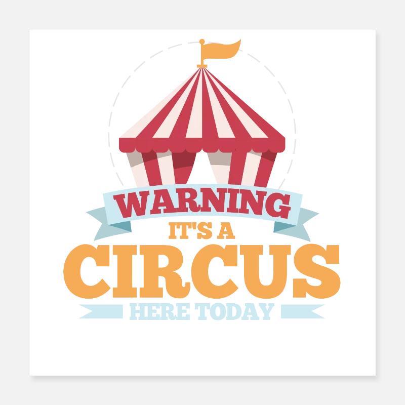 cirque Poster 40 x 40 cm