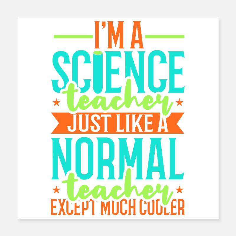 Science Poster 40x40 cm