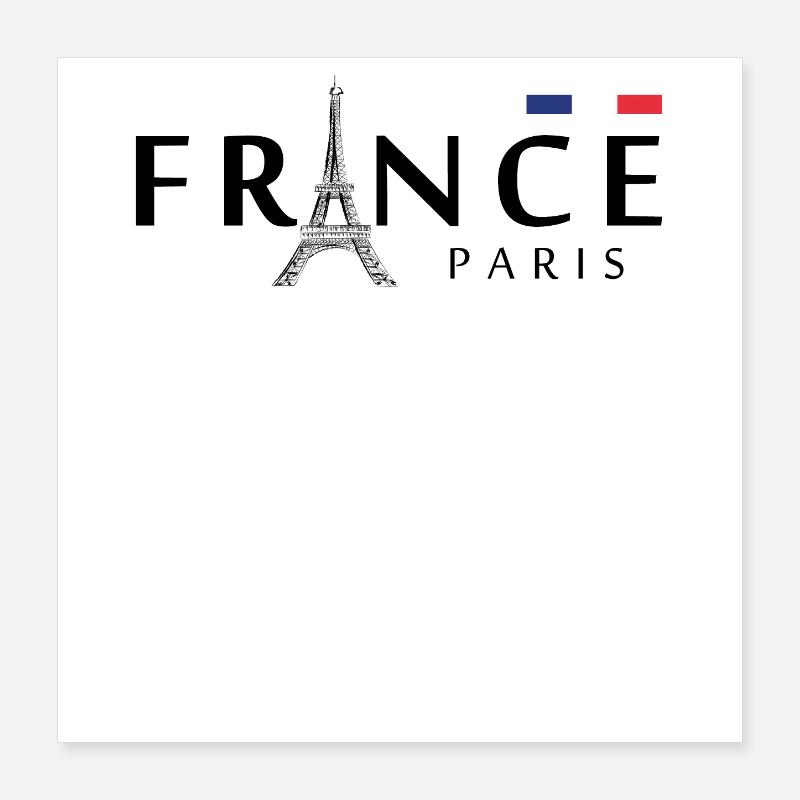 FRANKREICH PARIS Poster 40x40 cm