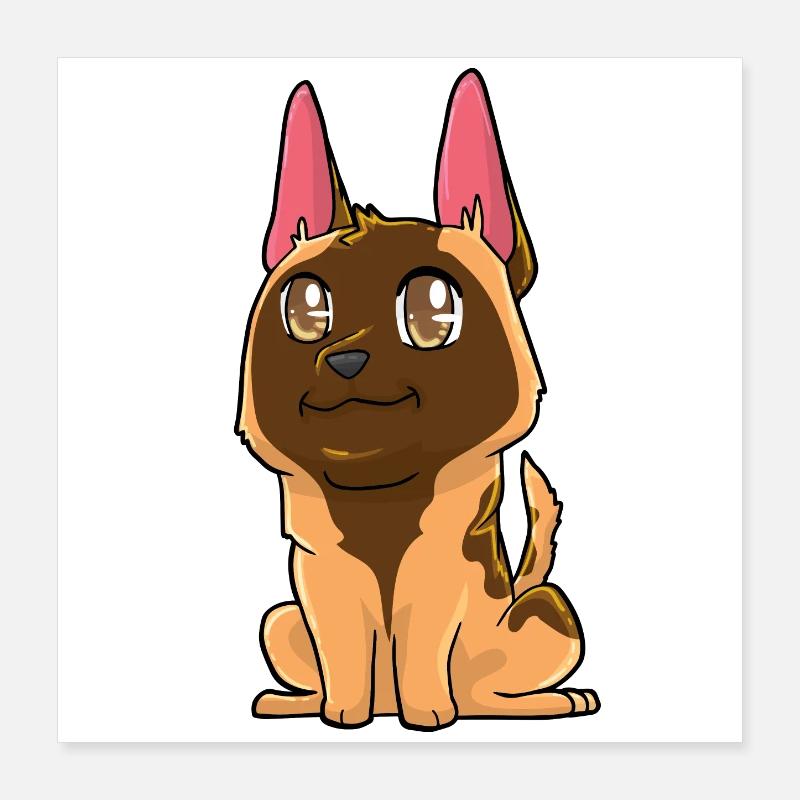 Malinois Poster 40x40 cm