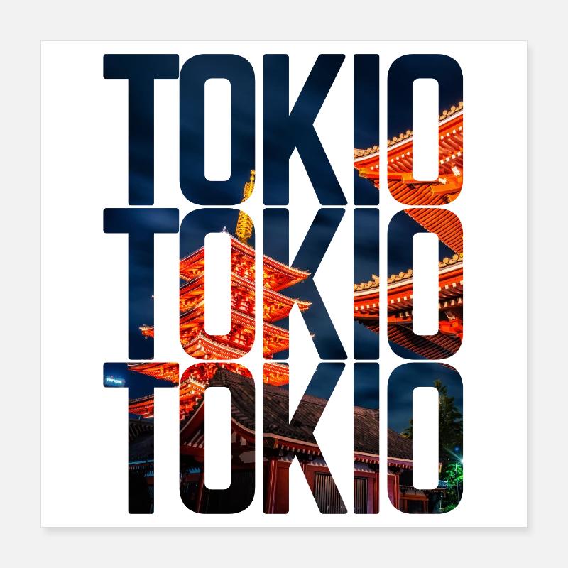 Tokio Poster 40x40 cm
