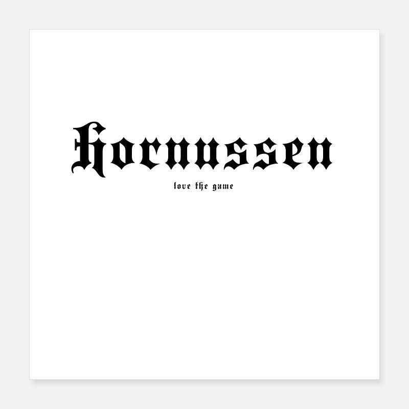Hornussen Poster 40x40 cm