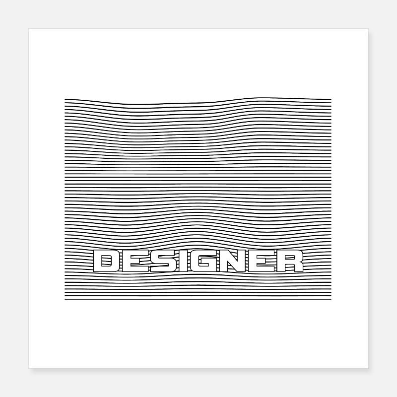 Designer Poster 40 x 40 cm