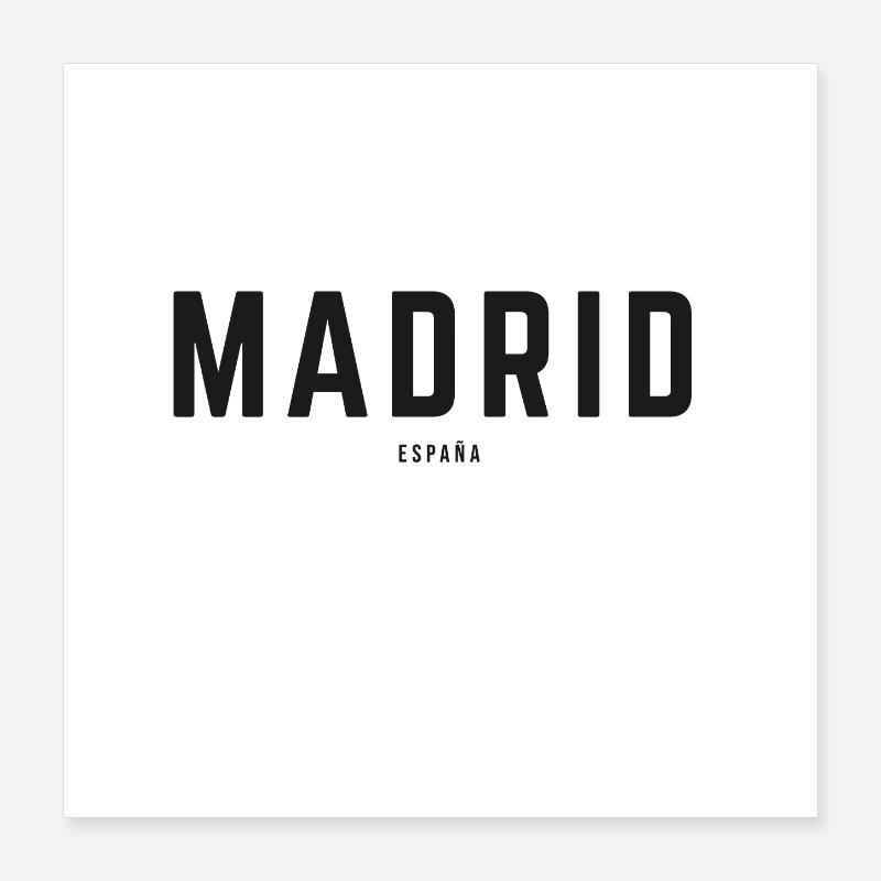 Madrid, Espagne Poster 40 x 40 cm