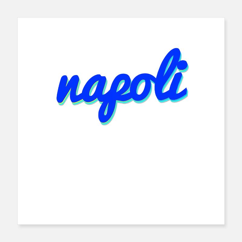 Napoli Poster 40 x 40 cm