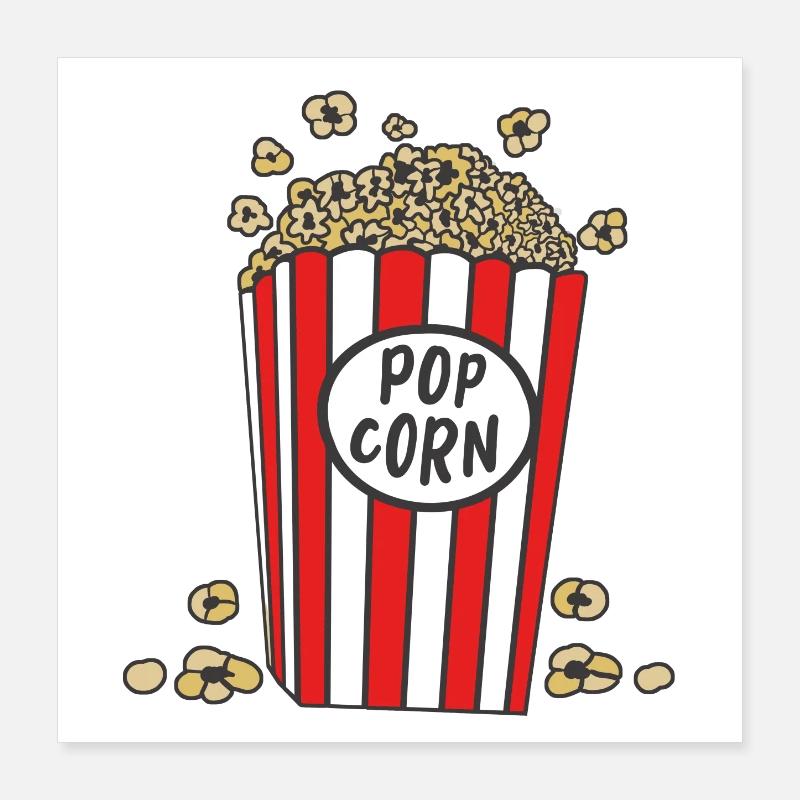 Popcorn Poster 16" x 16" (40x40 cm)
