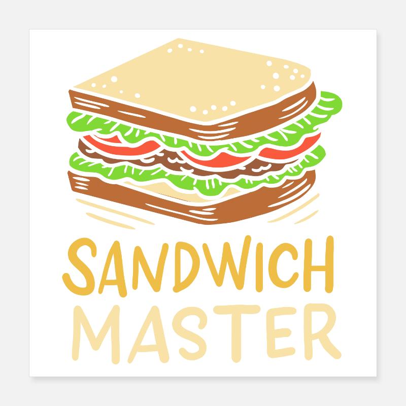Sandwich Poster 40 x 40 cm