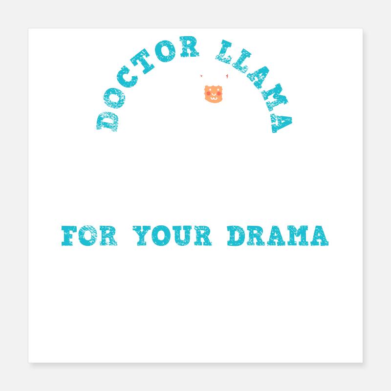 Lama Doktor Lama Poster 40x40 cm