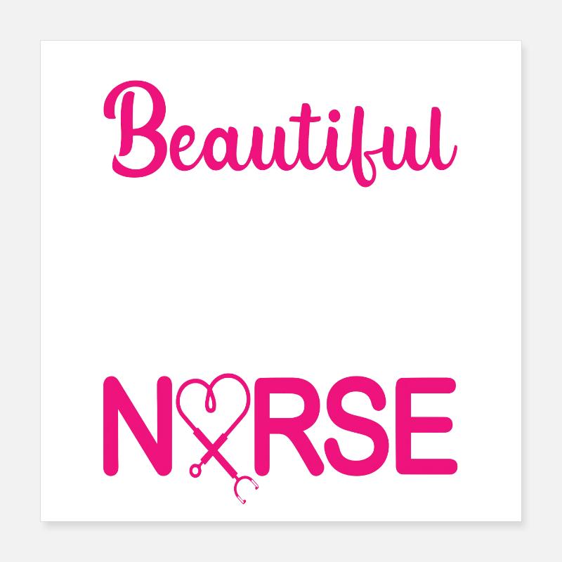 Krankenschwester Poster 40x40 cm