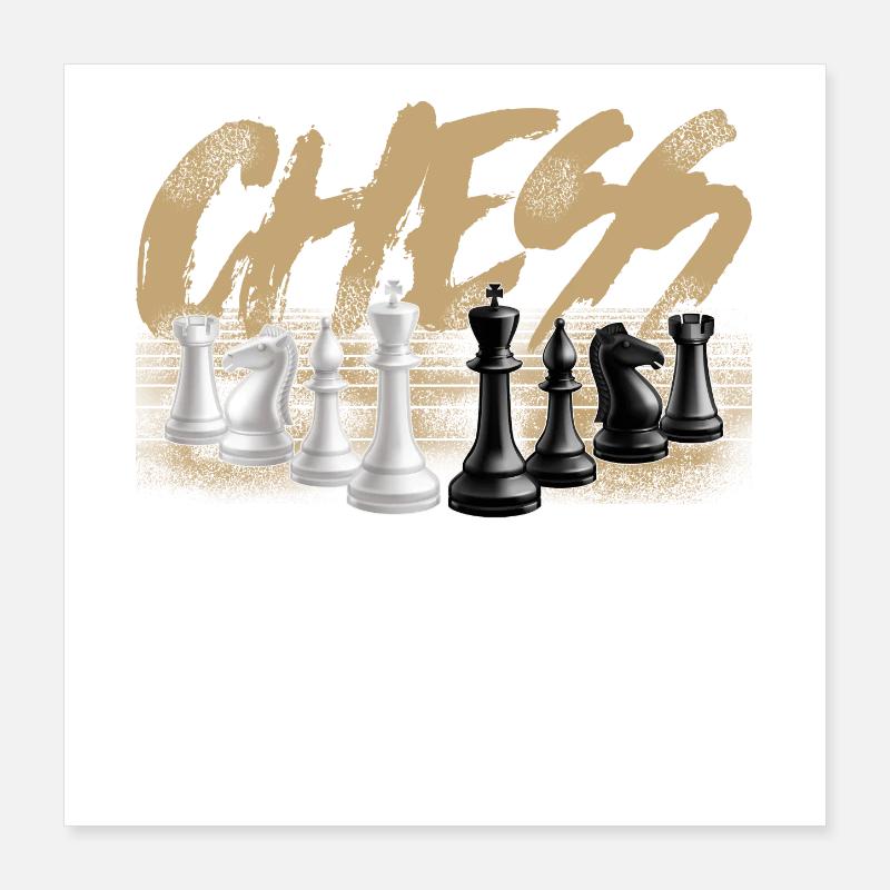 Chess Poster 16" x 16" (40x40 cm)