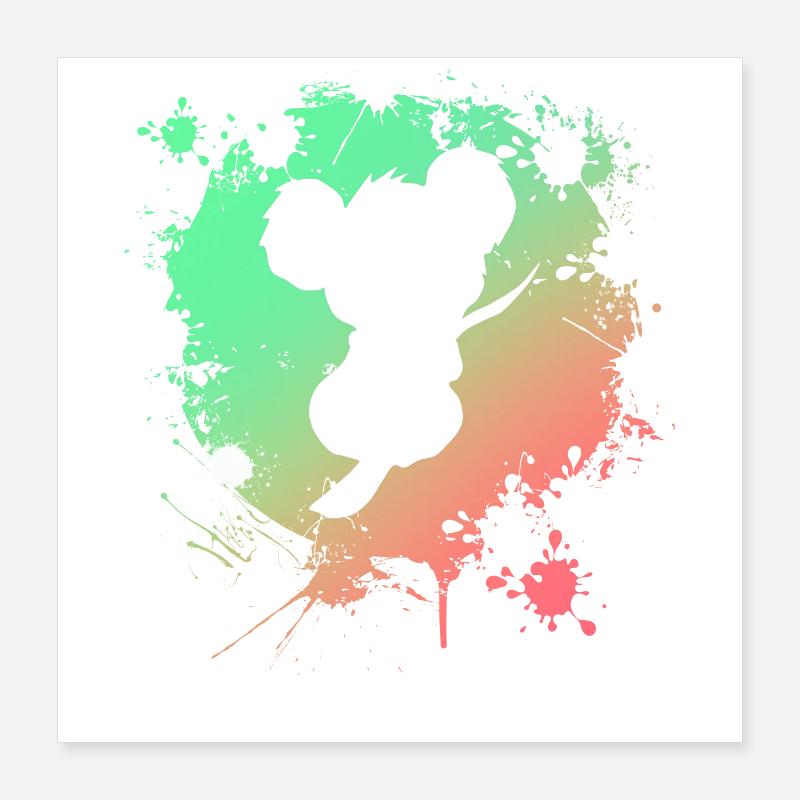 Koala Poster 16" x 16" (40x40 cm)