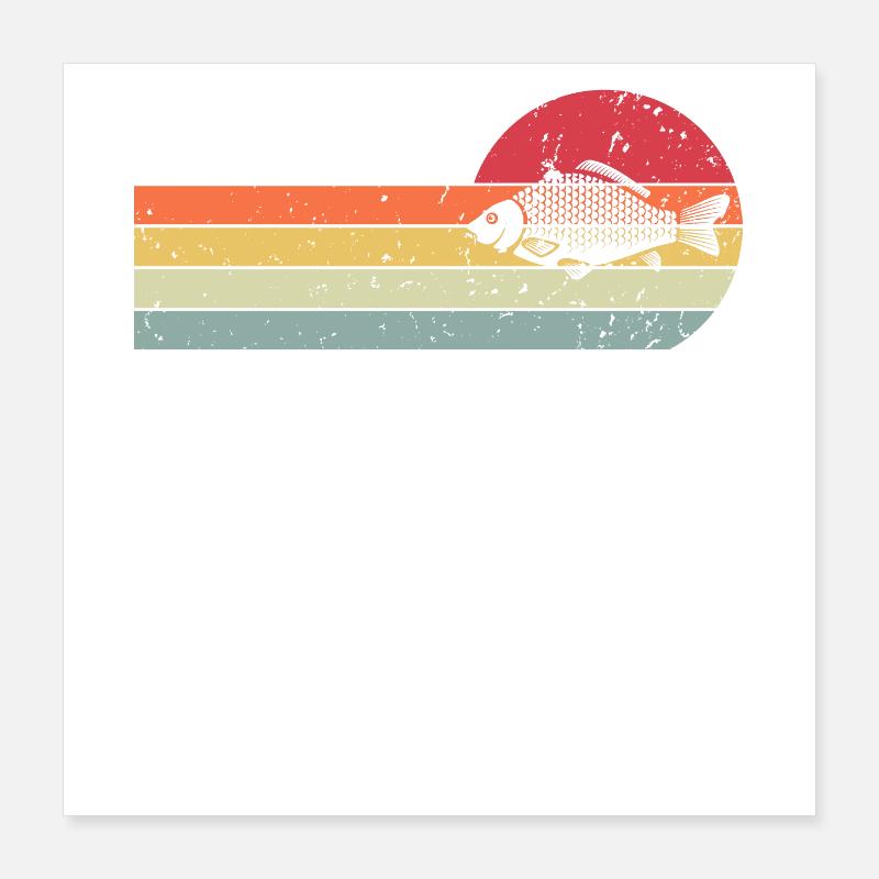 Carpes Poster 40 x 40 cm