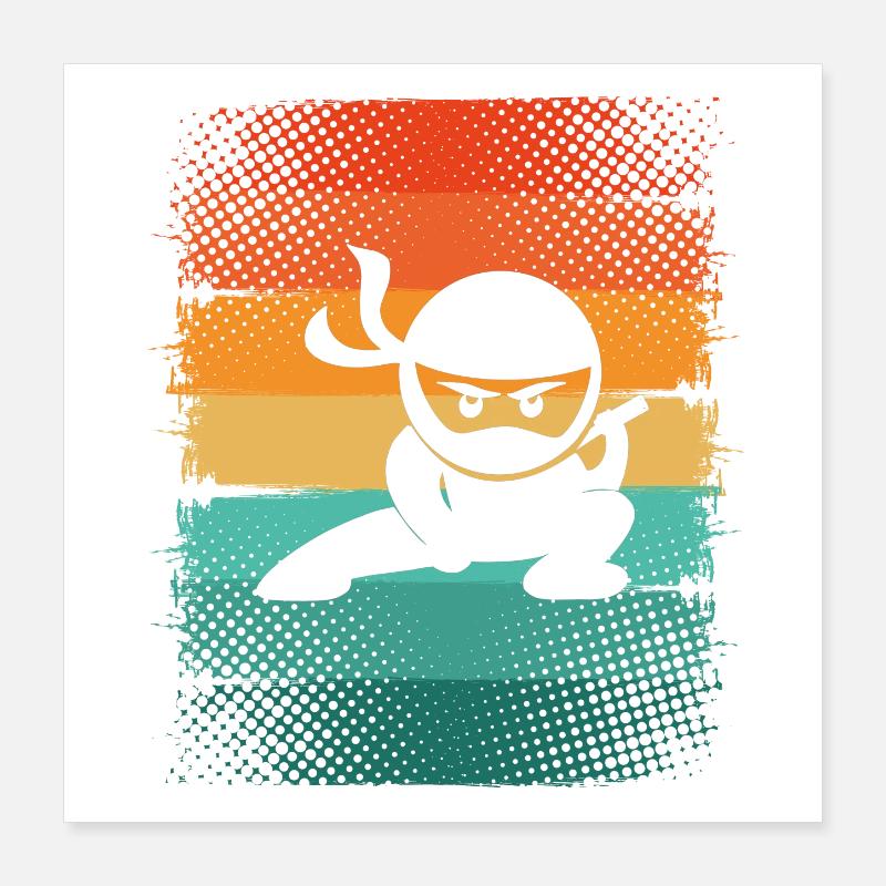 Ninja Poster 40x40 cm