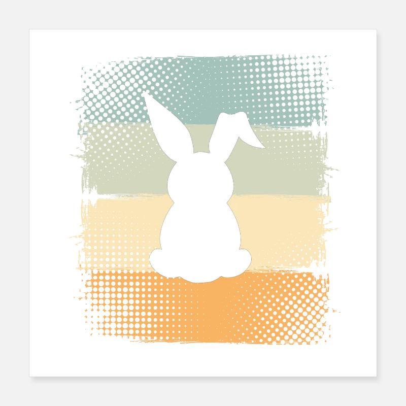 Lapin Poster 40 x 40 cm
