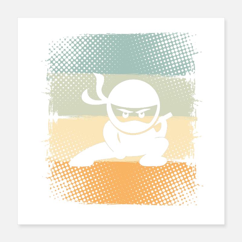 Ninja Poster 40x40 cm