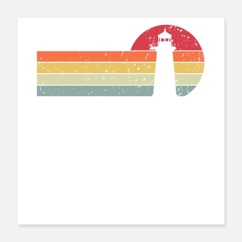 Phare Poster 40 x 40 cm