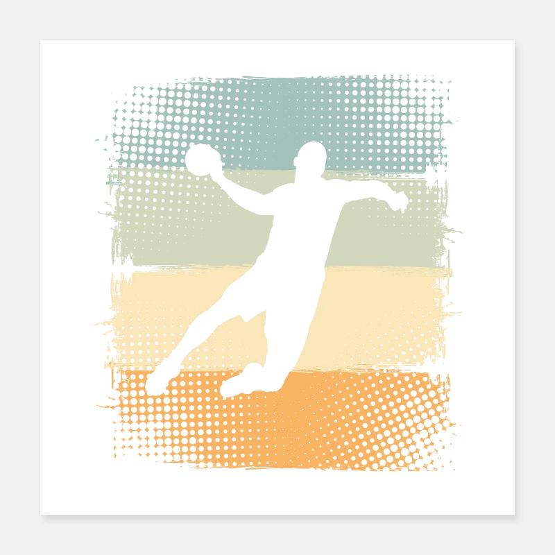 Handball Poster 40x40 cm