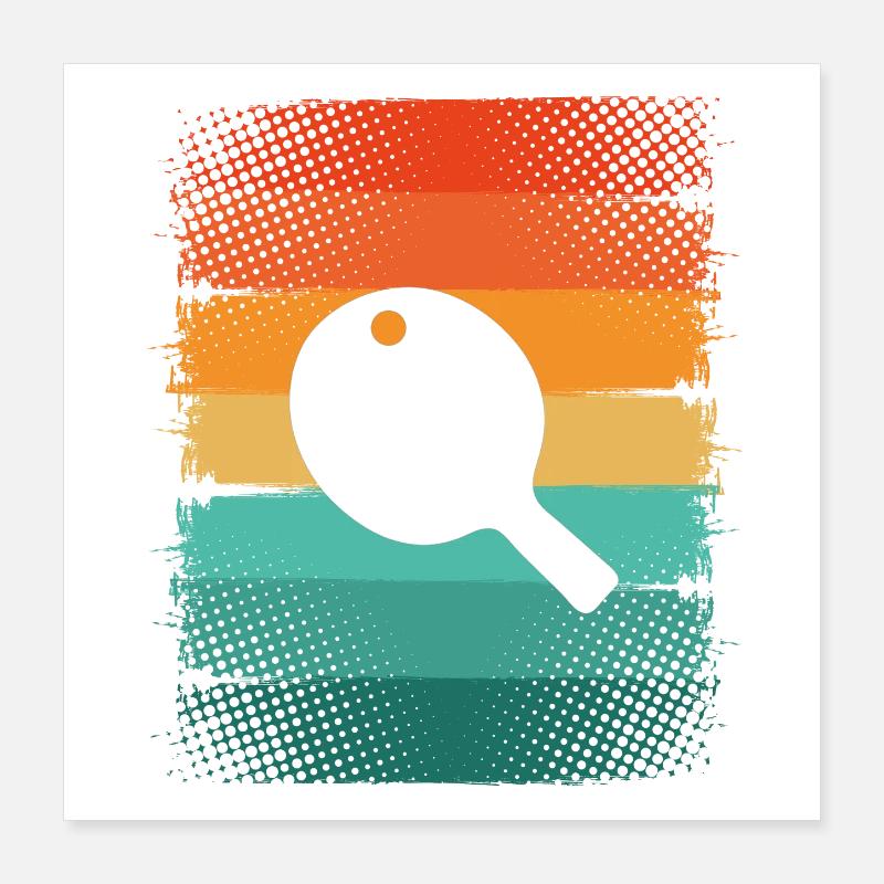 Pagaie Poster 40 x 40 cm