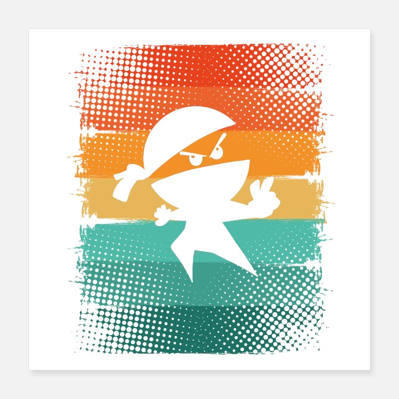 Ninja Poster 16" x 16" (40x40 cm)