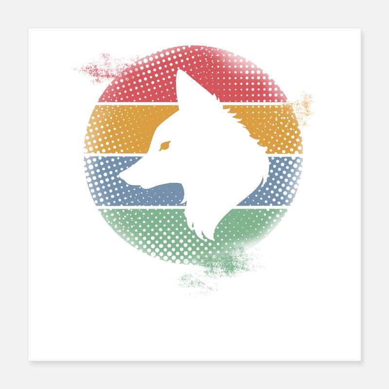 Fuchs Poster 40x40 cm