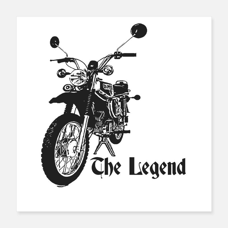 Simson - S51 - Enduro - The Legend Poster 40x40 cm