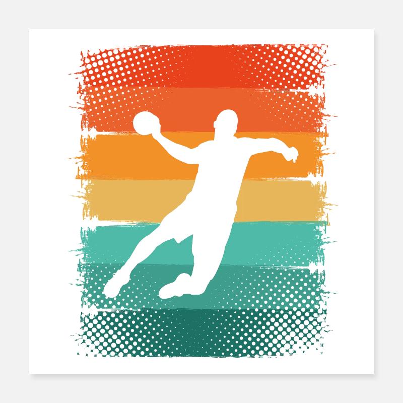 Handball Poster 40 x 40 cm