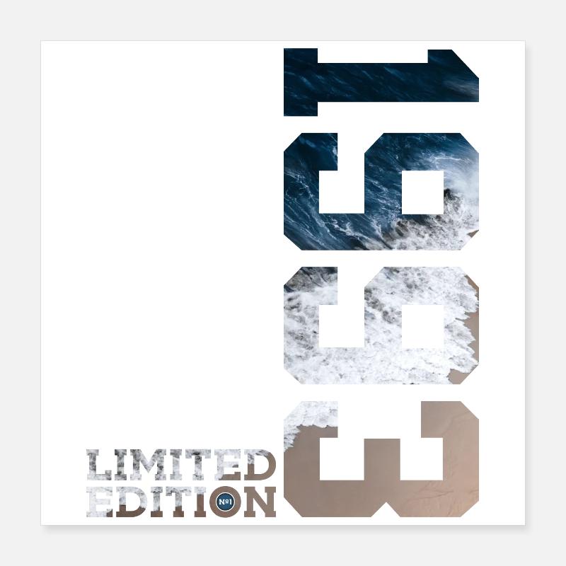33E ANNIVERSAIRE ÉDITION LIMITÉE 1993 Poster 40 x 40 cm