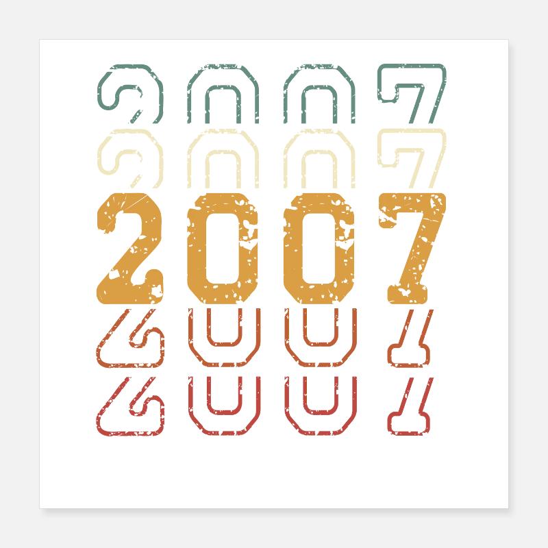 2007 Poster 40x40 cm