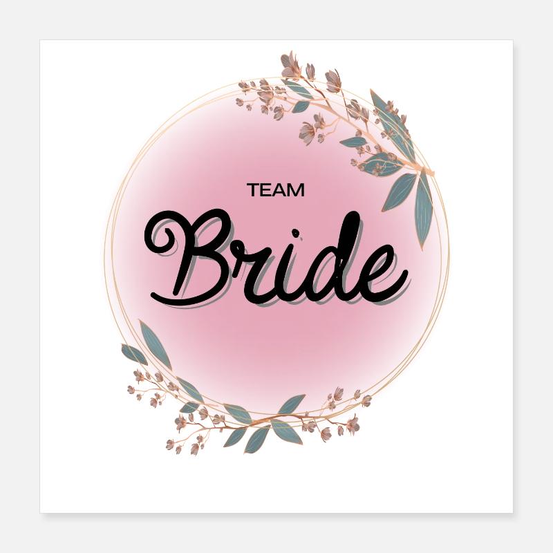 Équipe Bride4 Poster 40 x 40 cm